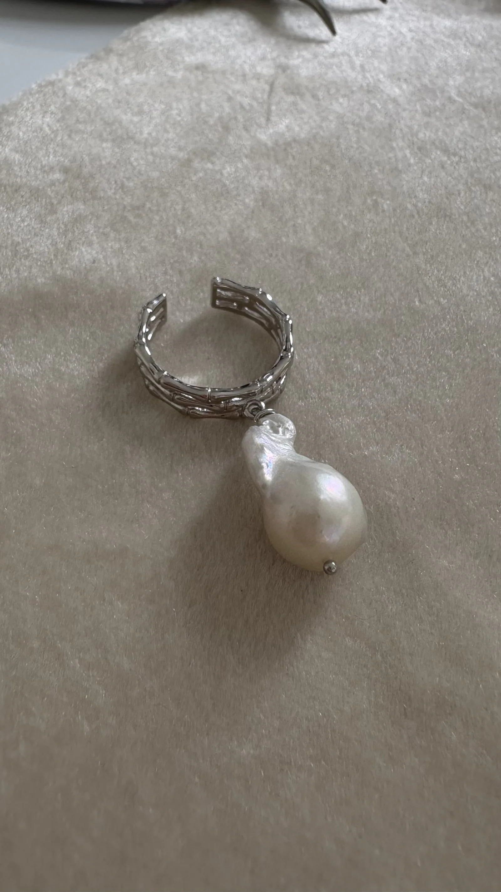 Baroque Pearl Ring
