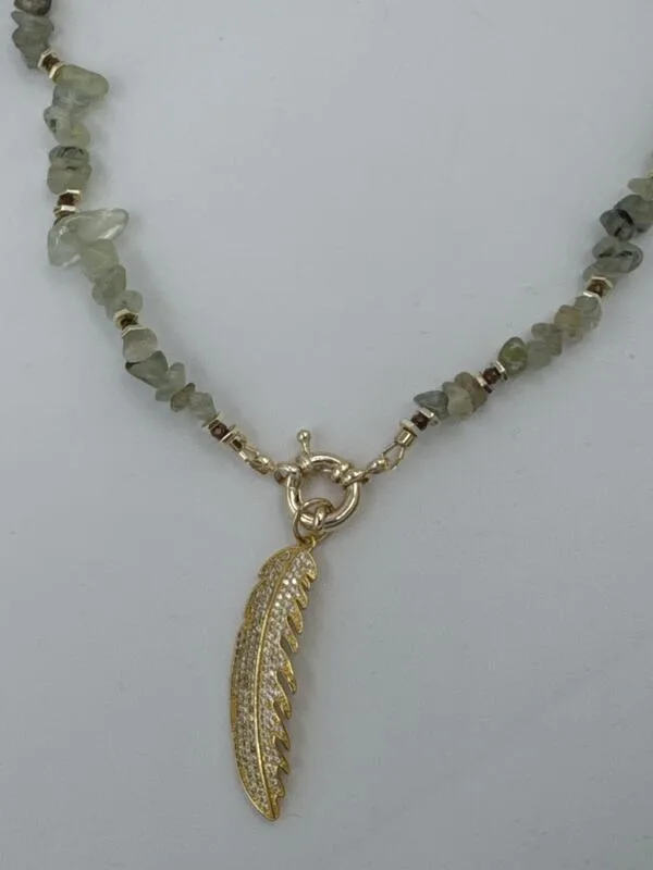 Leaf Gold Necklace