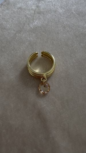 Golden Stone Ring