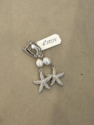 Star Pearl Earrings