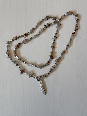 Natural Stone Pearl Necklace
