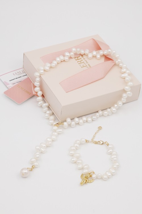 Angel Doğal İnci Takı Seti