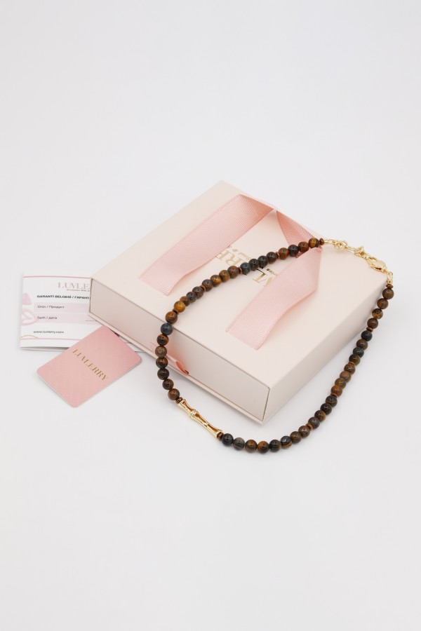 Brownless Doğaltaş Kolye