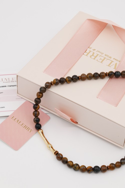 Brownless Doğaltaş Kolye