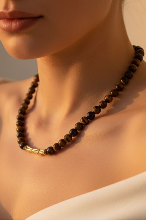 Brownless Doğaltaş Kolye