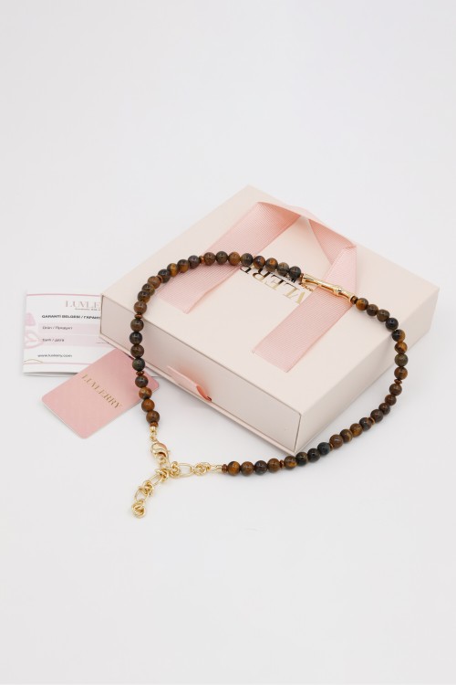 Brownless Doğaltaş Takı Seti