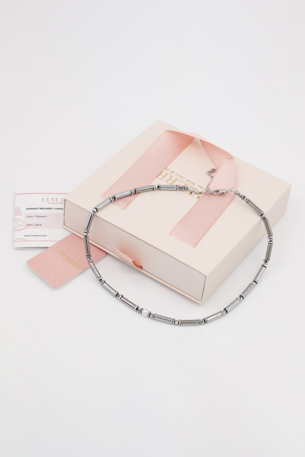 Doğal İnci ve Doğaltaş Kolye