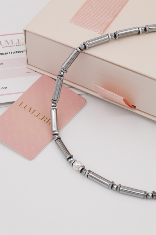 Doğal İnci ve Doğaltaş Kolye