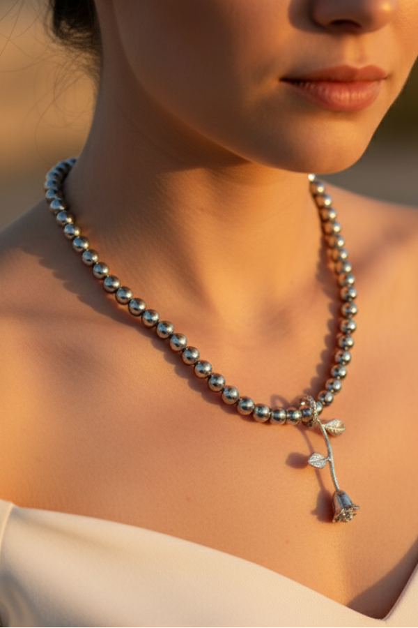 Flory Doğaltaş Kolye