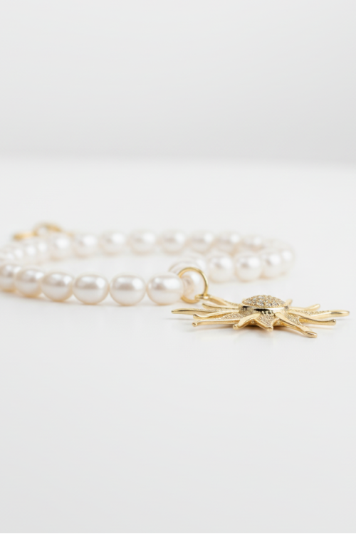 Güneş Işıltısı İnci Kolye