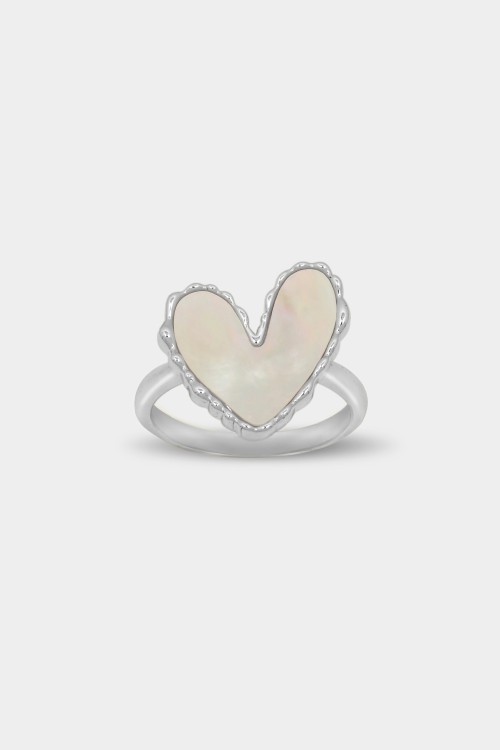 Gümüş Kalp Yüzük