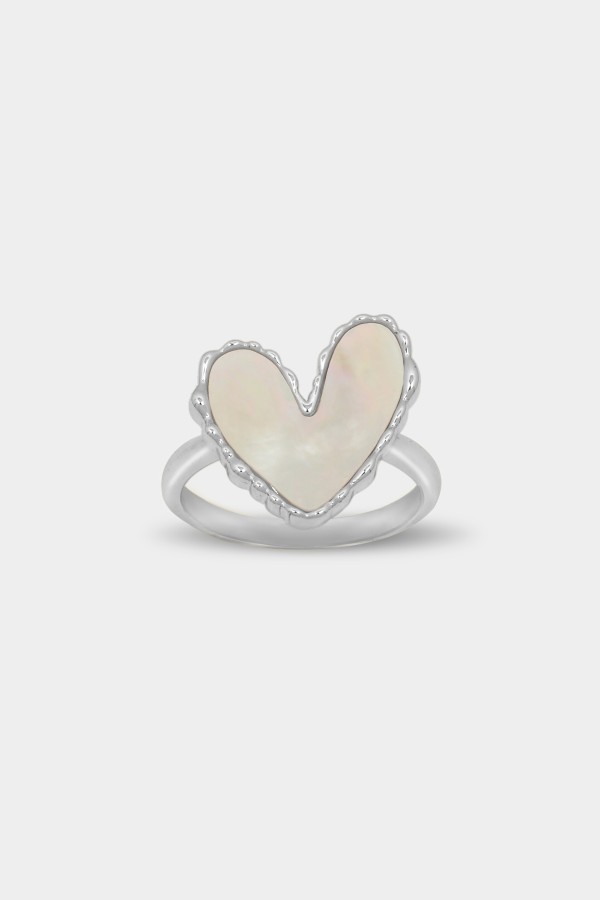 Gümüş Kalp Yüzük