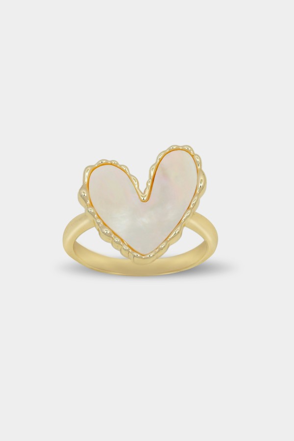 Gümüş Kalp Yüzük