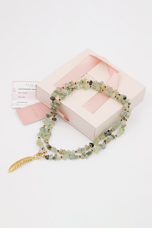 Jungle Doğal Taşlı Kolye