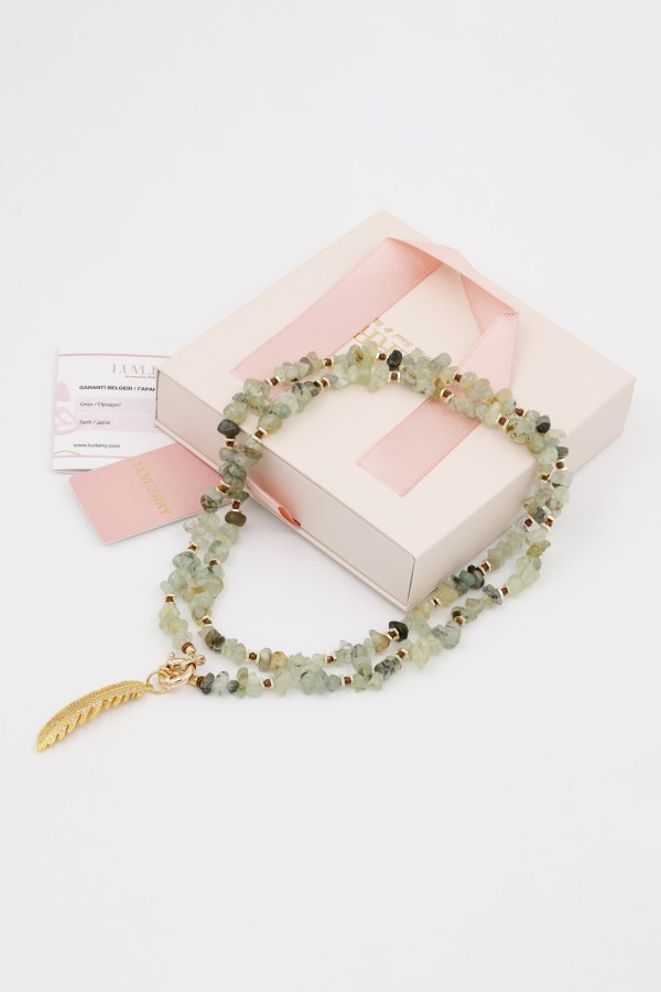 Jungle Doğal Taşlı Kolye