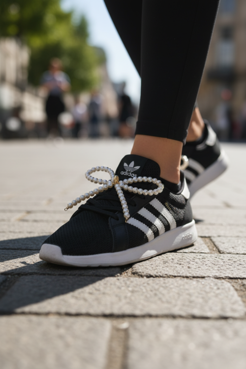 Kelebek Ayakkabı Bağcığı ve Küpe