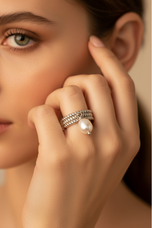 Rhopy Doğal İnci Küpe