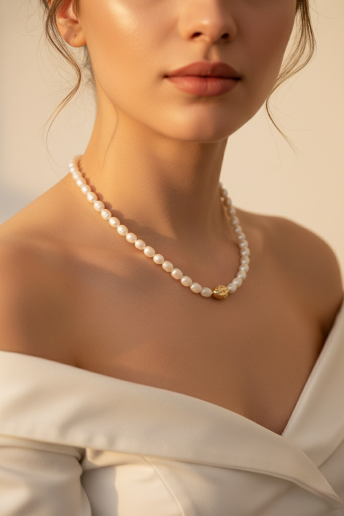 Roudy Doğal İnci Kolye