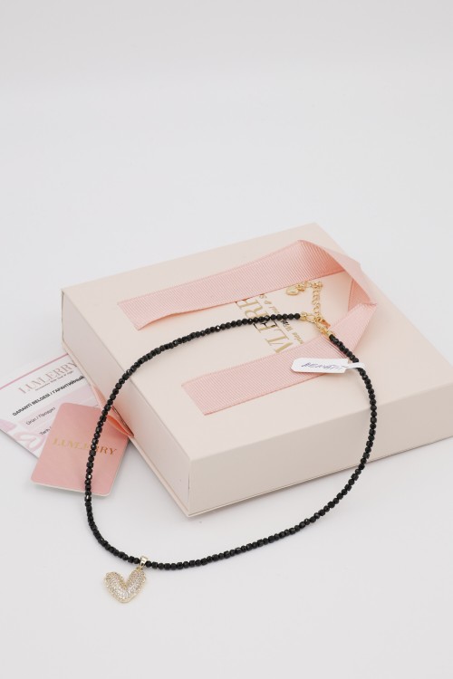 Spinal Zirkon Taşlı Kolye