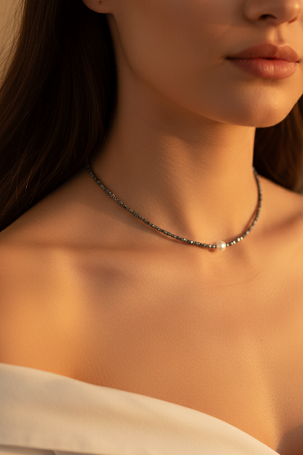 Tiny Doğaltaş İnci Kolye