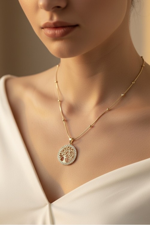 Xuping Hayat Ağacı Kolye